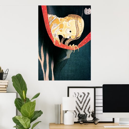 Der Geist von Kohada Koheiji, Hokusai Poster (Heimbüro)