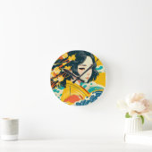 Der Geist von Vietnam Runde Wanduhr (Zuhause)