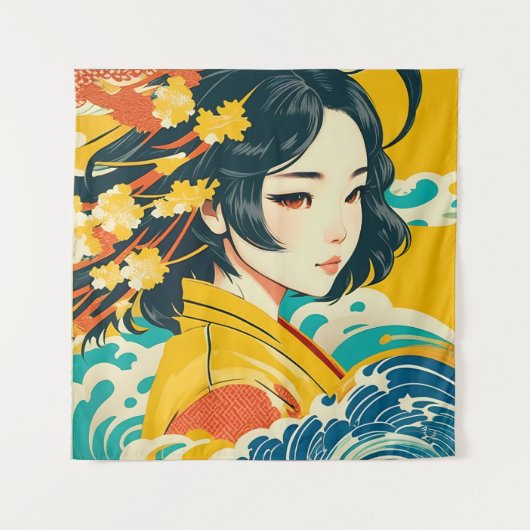 Der Geist von Vietnam Wandteppich (Vorderseite)