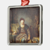 Der Geizhals Ornament Aus Metall (Links)