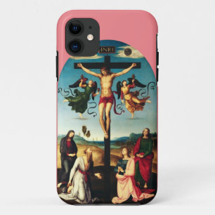 Der gekreuzigte Christus mit der Jungfrau Maria Case-Mate iPhone Hülle