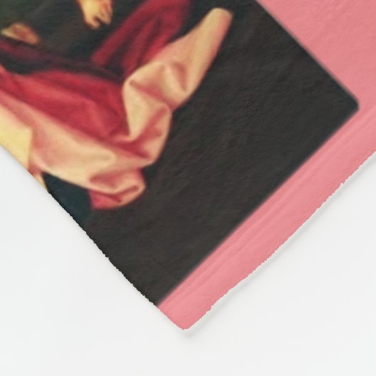 Der gekreuzigte Christus mit der Jungfrau Mary Fleecedecke (Ecke)