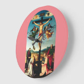 Der gekreuzigte Christus mit der Jungfrau Mary Große Wanduhr (Winkel)