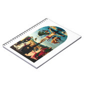 Der gekreuzigte Christus mit der Jungfrau Mary Notizblock (Linke Seite)