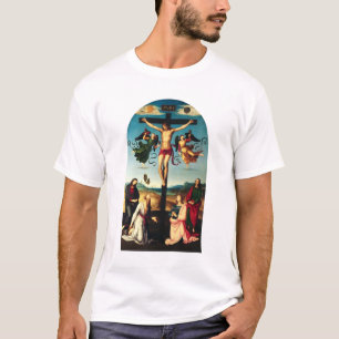 Der gekreuzigte Christus mit der Jungfrau Mary T-Shirt