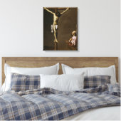 Der gekreuzigte Christus mit einem Maler Leinwanddruck (Insitu (Schlafzimmer))