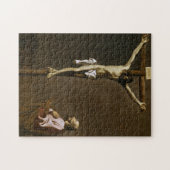Der gekreuzigte Christus mit einem Maler Puzzle (Horizontal)