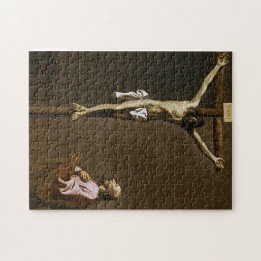 Der gekreuzigte Christus mit einem Maler Puzzle (Horizontal)