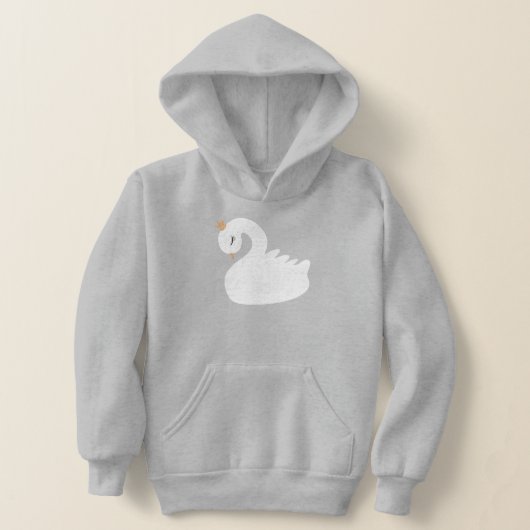 Der gekrönte Schwan Hoodie (Ablage )