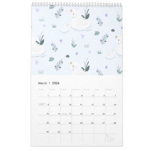 Der gekrönte Schwan Kalender