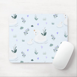 Der gekrönte Schwan Mousepad