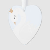Der gekrönte Schwan Ornament (Vorderseite)