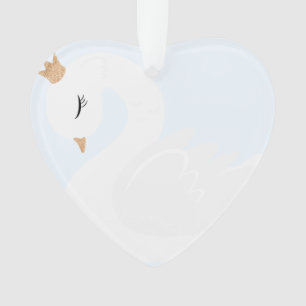 Der gekrönte Schwan Ornament