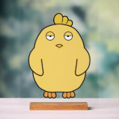 Der gelangweilte Küken Acrylschild (Neutral)