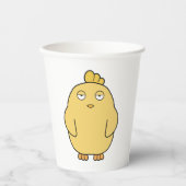 Der gelangweilte Küken Pappbecher (Vorderseite)