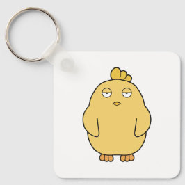 Der gelangweilte Küken Schlüsselanhänger
