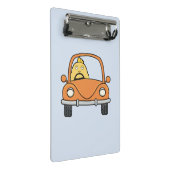 Der gelangweilte Treiber Mini Klemmbrett (Schrägansicht)