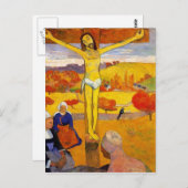 Der gelbe Christus durch Paul Gauguin Postkarte (Vorne/Hinten)