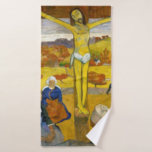 Der gelbe Christus, Gauguin Badehandtuch (Badehandtuch)