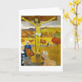 Der gelbe Christus, Gauguin Karte (Gelbe Blume)