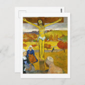 Der gelbe Christus, Gauguin Postkarte (Vorne/Hinten)