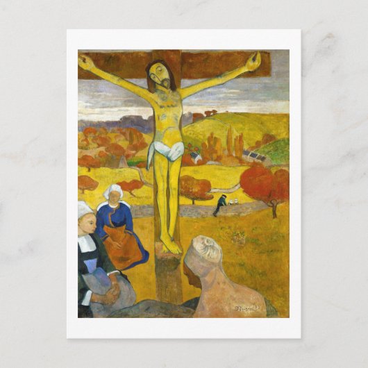 Der gelbe Christus, Gauguin Postkarte (Vorderseite)