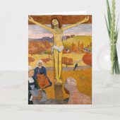 Der gelbe Christus | Paul Gauguin Karte (Vorderseite)