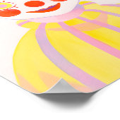 Der gelbe Clown Poster (Ecke)