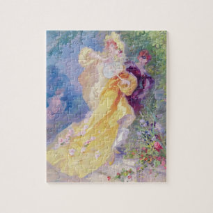 Der gelbe Domino, Entwurf für eine Tapisserie Puzzle