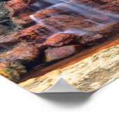 Der gelbe Frühling, das Naturschutzgebiet Glen Hel Poster (Ecke)