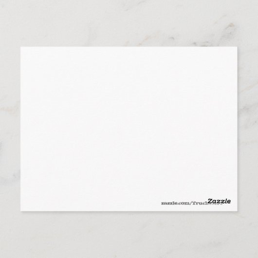 Der gelbe Grabmesser des Kindes Postkarte (Rückseite)