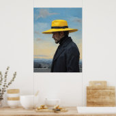 Der gelbe Hut Poster (Küche)