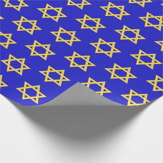 Der gelbe Star von David Geschenkpapier (Ecke)