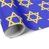 Der gelbe Star von David Geschenkpapier (Rolleneckpunkt)