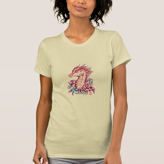 Der gelbe T - Shirt der schönen (Vorderseite)