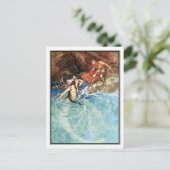 Der gelbe Zwerg von Warwick Goble Postkarte (Stehend Vorderseite)