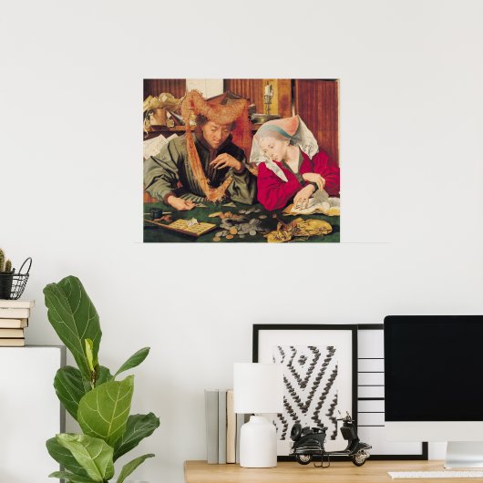 Der Geldwäscher und seine Ehefrau, 1539 Poster (Heimbüro)