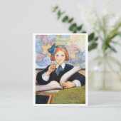 Der Gelehrte, Jessie Willcox Smith Postkarte (Stehend Vorderseite)