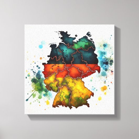 der gemalte Pakt Leinwanddruck (Vorderseite)