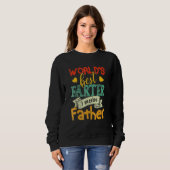 Der Gemeine Vater-Tag der Welt Sweatshirt (Vorne ganz)