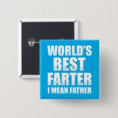 Der Gemeinste Vater der Welt Button (Vorne & Hinten)