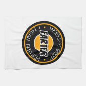 Der Gemeinste Vater der Welt Geschirrtuch (Horizontal)