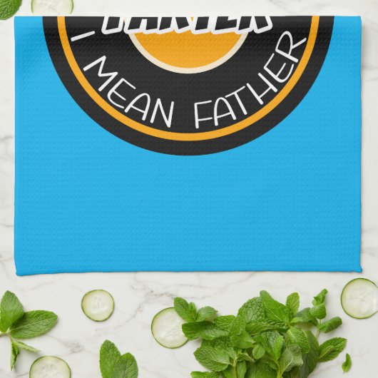 Der Gemeinste Vater der Welt Geschirrtuch (Gefaltet)