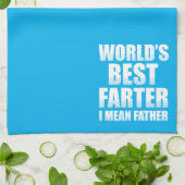 Der Gemeinste Vater der Welt Geschirrtuch (Gefaltet)