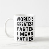 Der Gemeinste Vater der Welt Kaffeetasse (Links)