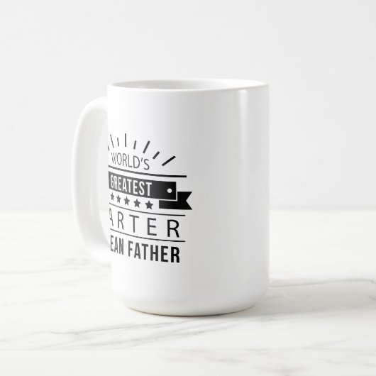 Der Gemeinste Vater der Welt Kaffeetasse (Vorderseite Links)