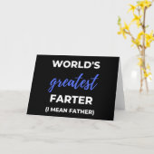 Der Gemeinste Vater der Welt Karte (Gelbe Blume)