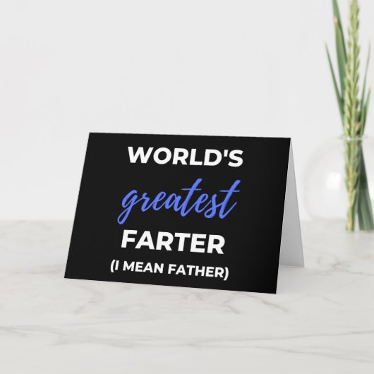 Der Gemeinste Vater der Welt Karte (Vorderseite)