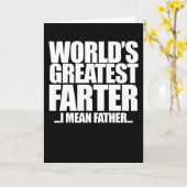 Der gemeinste Vater der Welt Karte (Gelbe Blume)