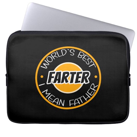 Der Gemeinste Vater der Welt Laptopschutzhülle (Vorderseite)